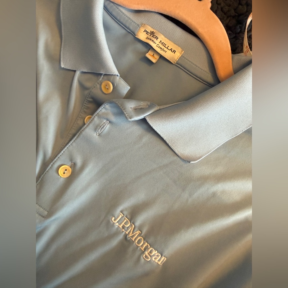 Peter Millar Sky Blue Polo Shirt